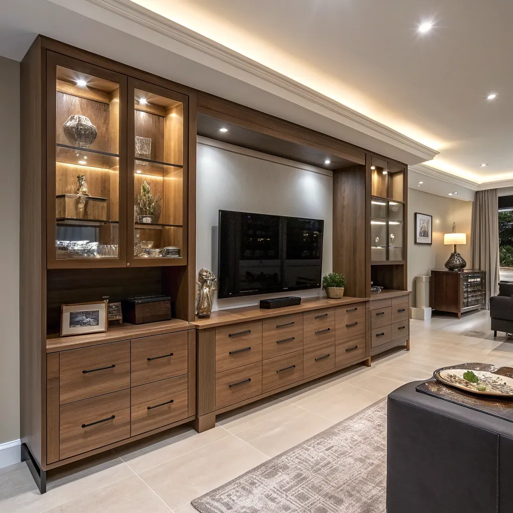 Custom built-in furniture design